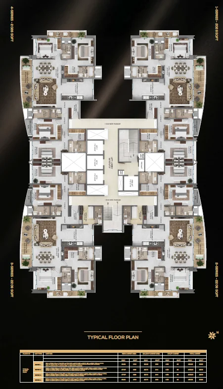Typical floor plan