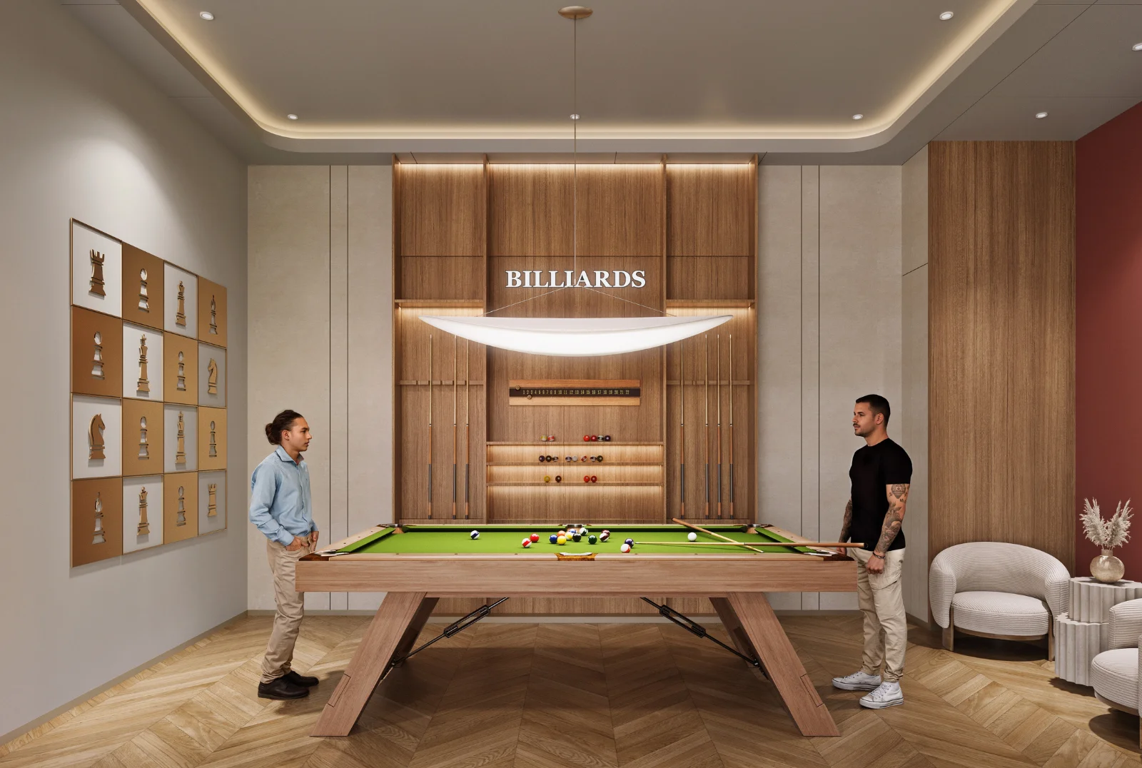Entertainment lounge