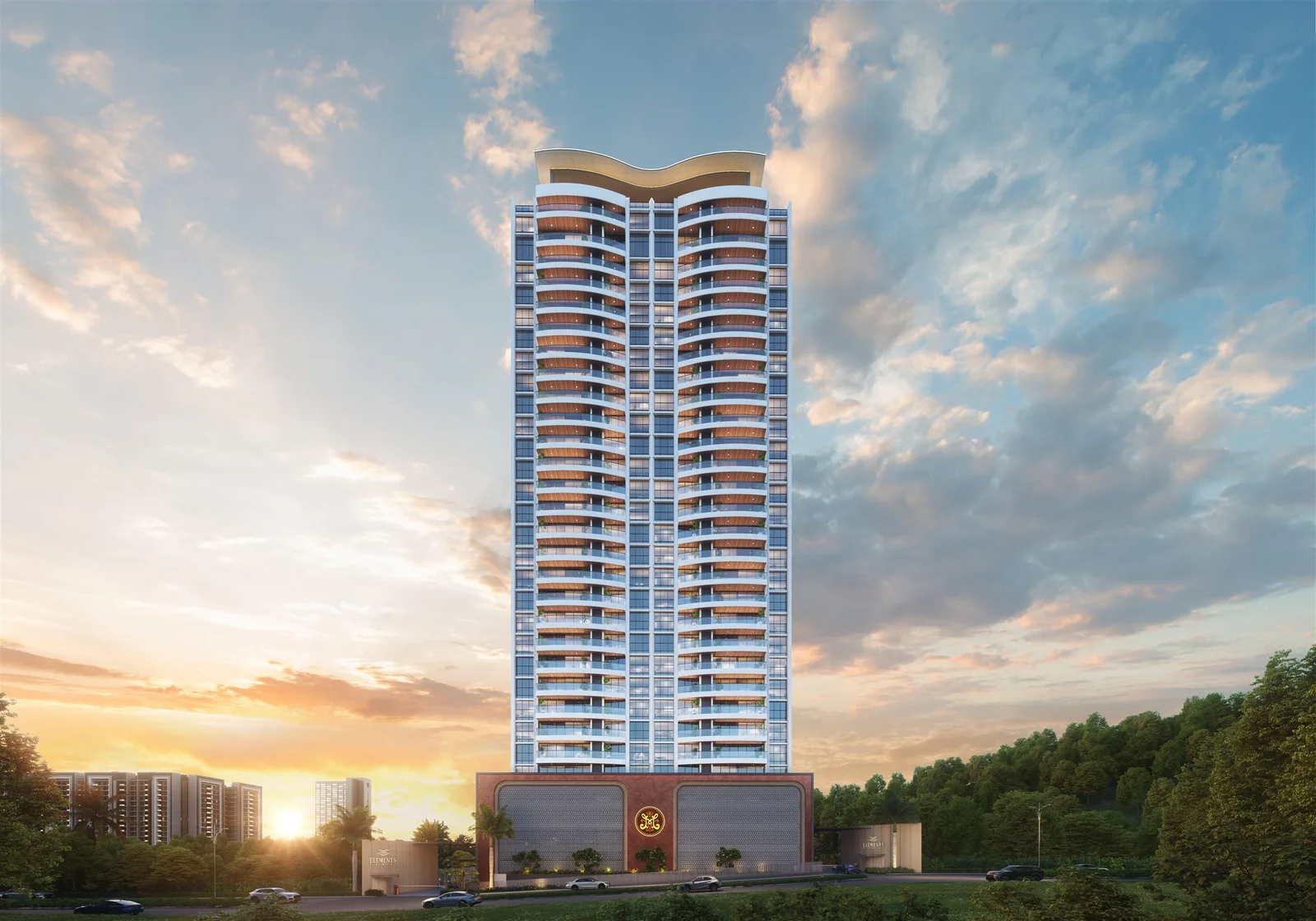 Majestique Elements tower exterior, Baner, Pune
